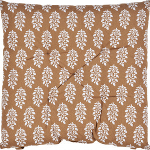 Set Of Two 17" X 17" Sienna Cotton Floral Dining Chair Pad