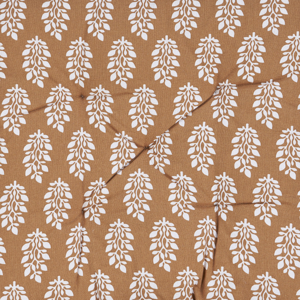 Set Of Two 17" X 17" Sienna Cotton Floral Dining Chair Pad