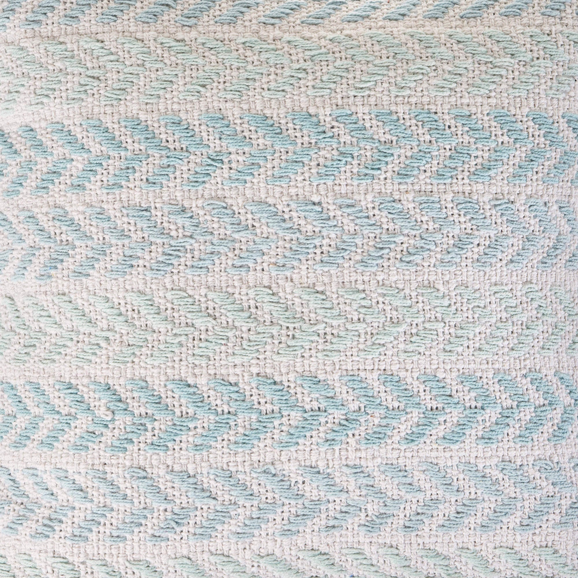 兩個 18 英寸 X 18 英寸白色 V 形拉鍊 100% 棉抱枕