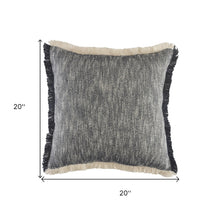 Juego de dos cojines de 100 % algodón con cremallera abstracta azul - 20