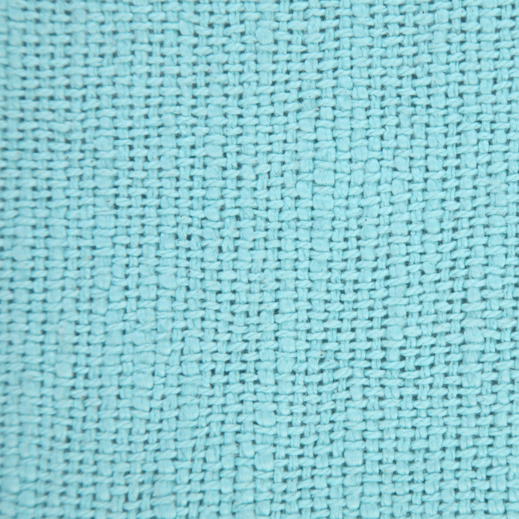 Juego de dos cojines de 100 % algodón con cremallera abstracta azul - 20" x 20"