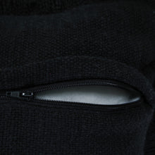 Juego de dos cojines de 100 % algodón con cremallera abstracta azul - 20