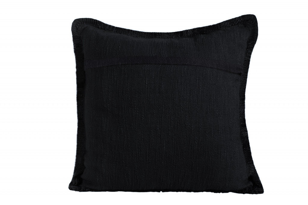 Juego de dos cojines de 100 % algodón con cremallera abstracta azul - 20" x 20"