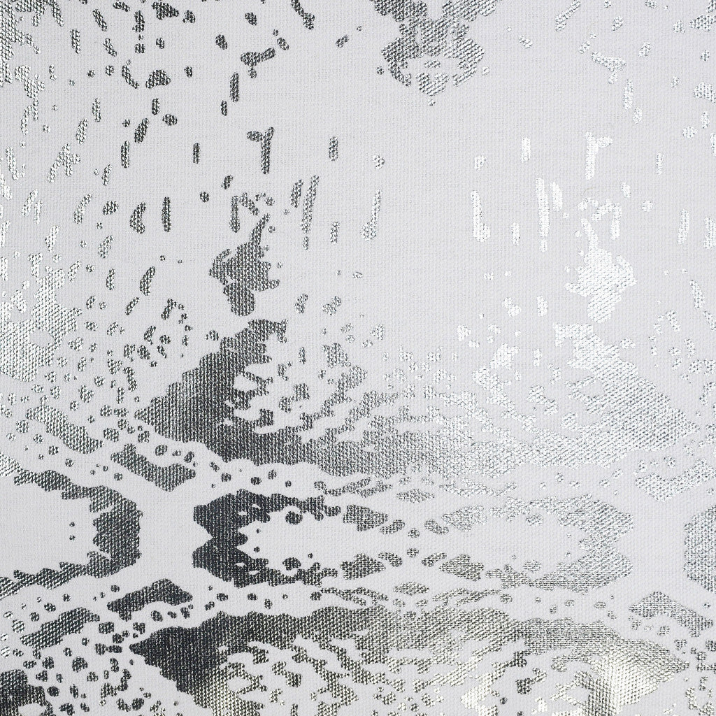 Set Of Two 20" X 20" Black Animal Print Zippered 100% Cotton Throw Pillow