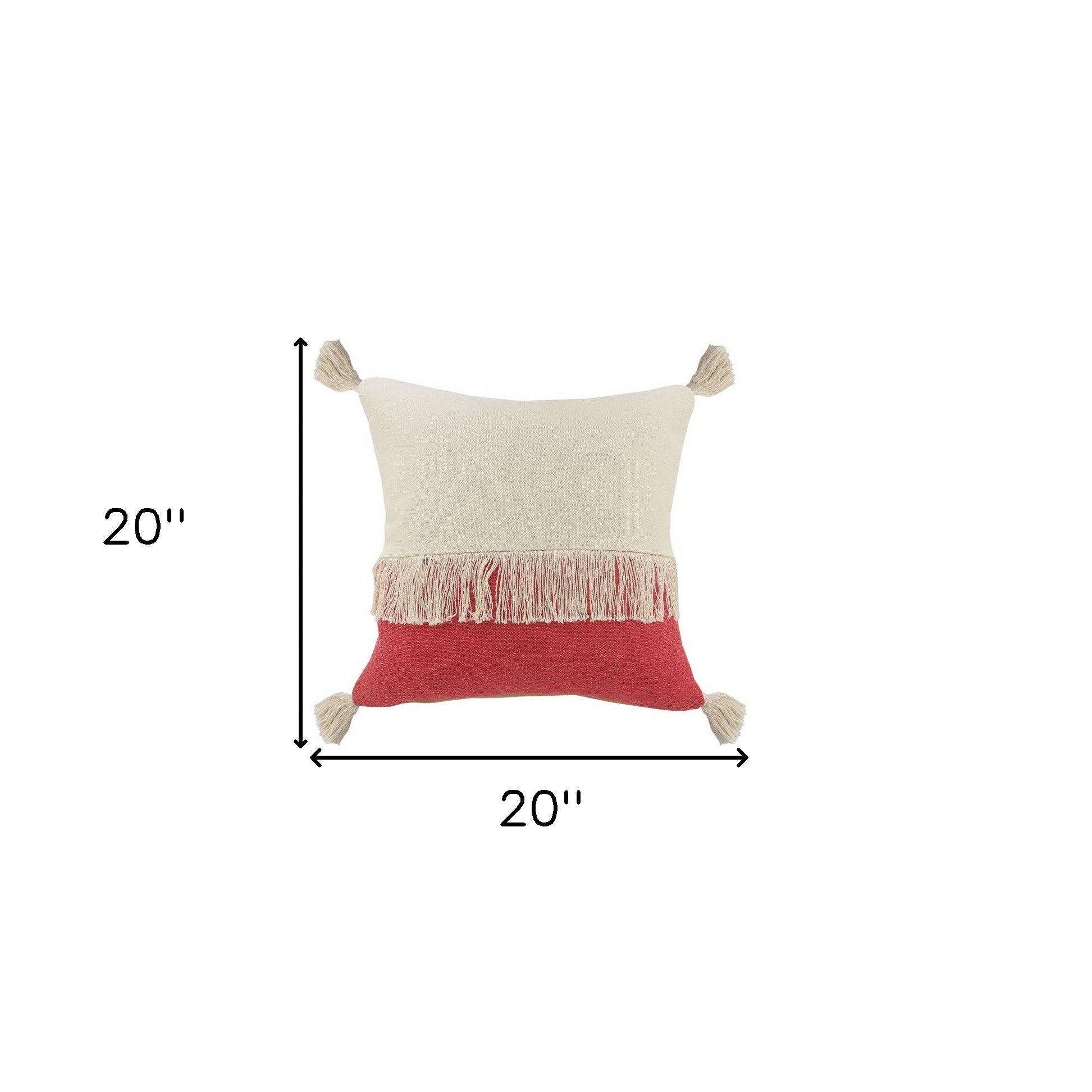 Juego de dos cojines de algodón 100% con cremallera azul de 20" x 20"