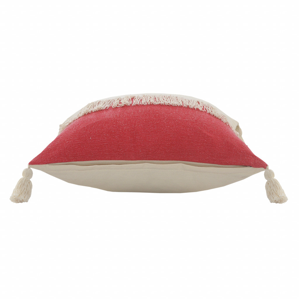 Juego de dos cojines de algodón 100% con cremallera azul de 20" x 20"