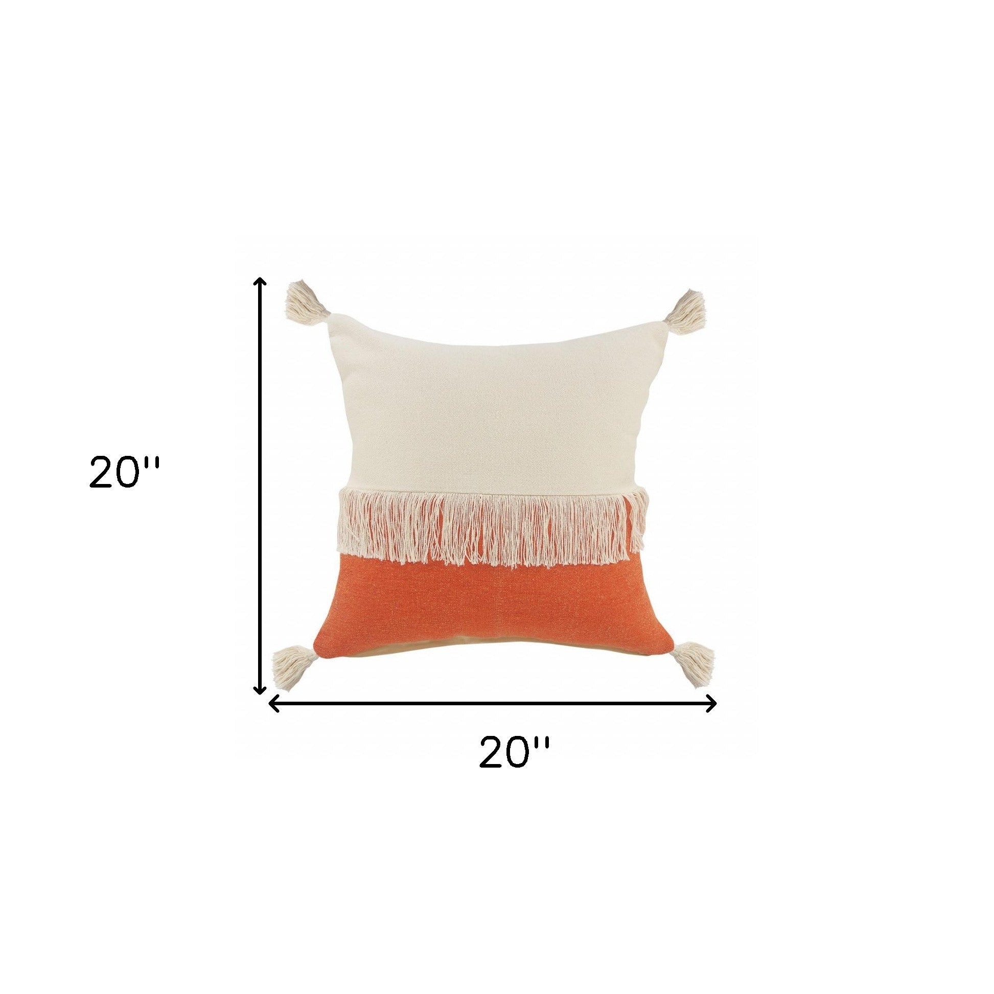 Juego de dos cojines de algodón 100% con cremallera azul de 20" x 20"