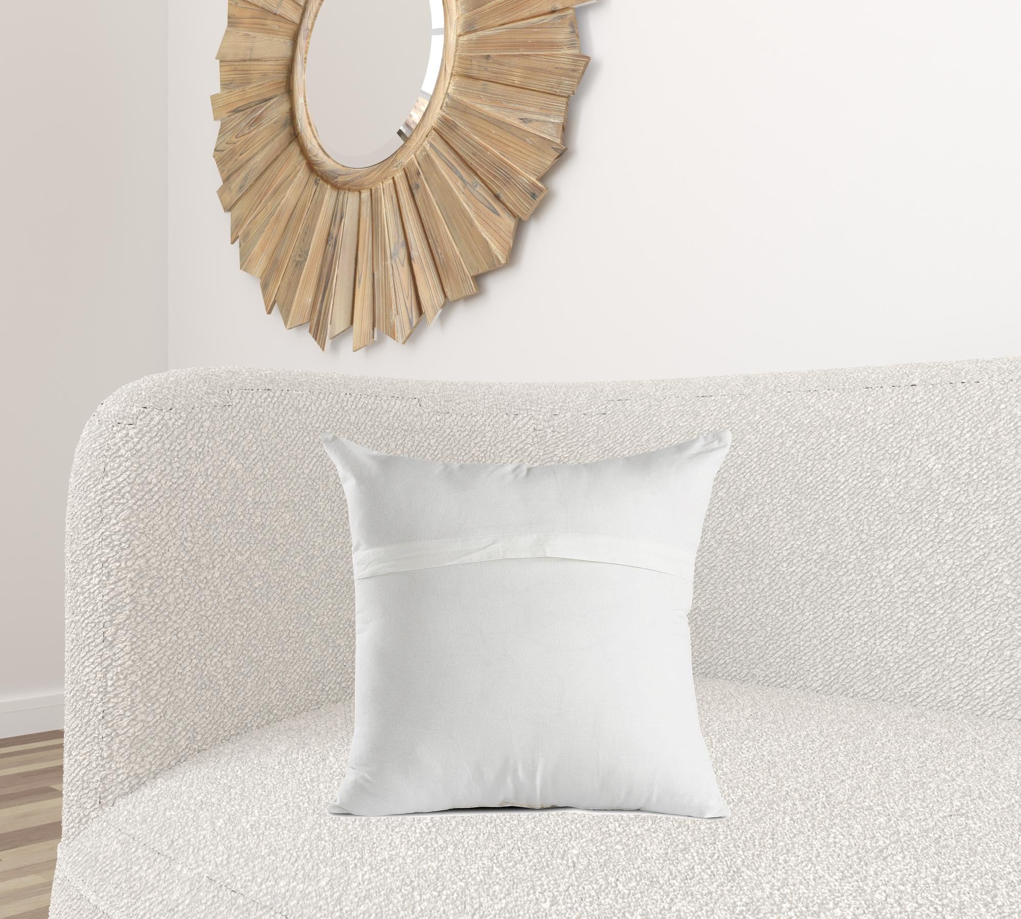 兩件套 20 英寸 X 20 英寸粉色拼布拉鍊 100% 純棉抱枕