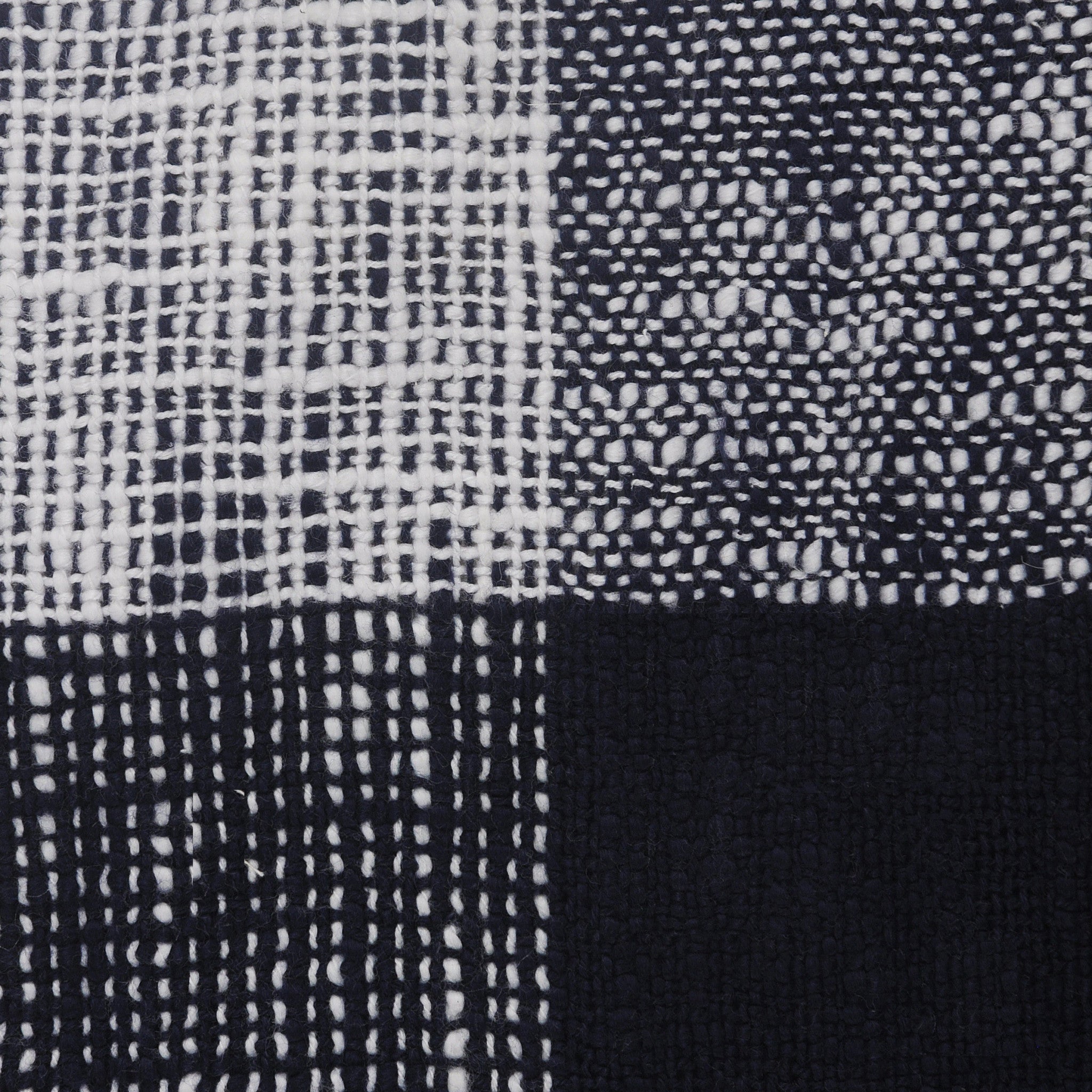 Set Of Two 20" X 20" Blue Plaid Zippered 100% Cotton Throw Pillow