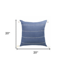 兩件套 20 英寸 X 20 英寸灰色條紋拉鍊亞麻抱枕