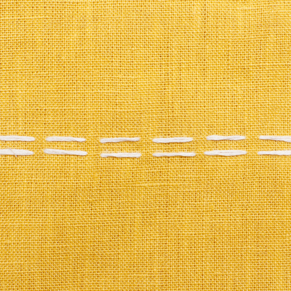 兩件套 20 英寸 X 20 英寸灰色條紋拉鍊亞麻抱枕