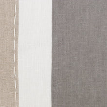 兩件套 20 英寸 X 20 英寸橙色條紋拉鍊亞麻抱枕