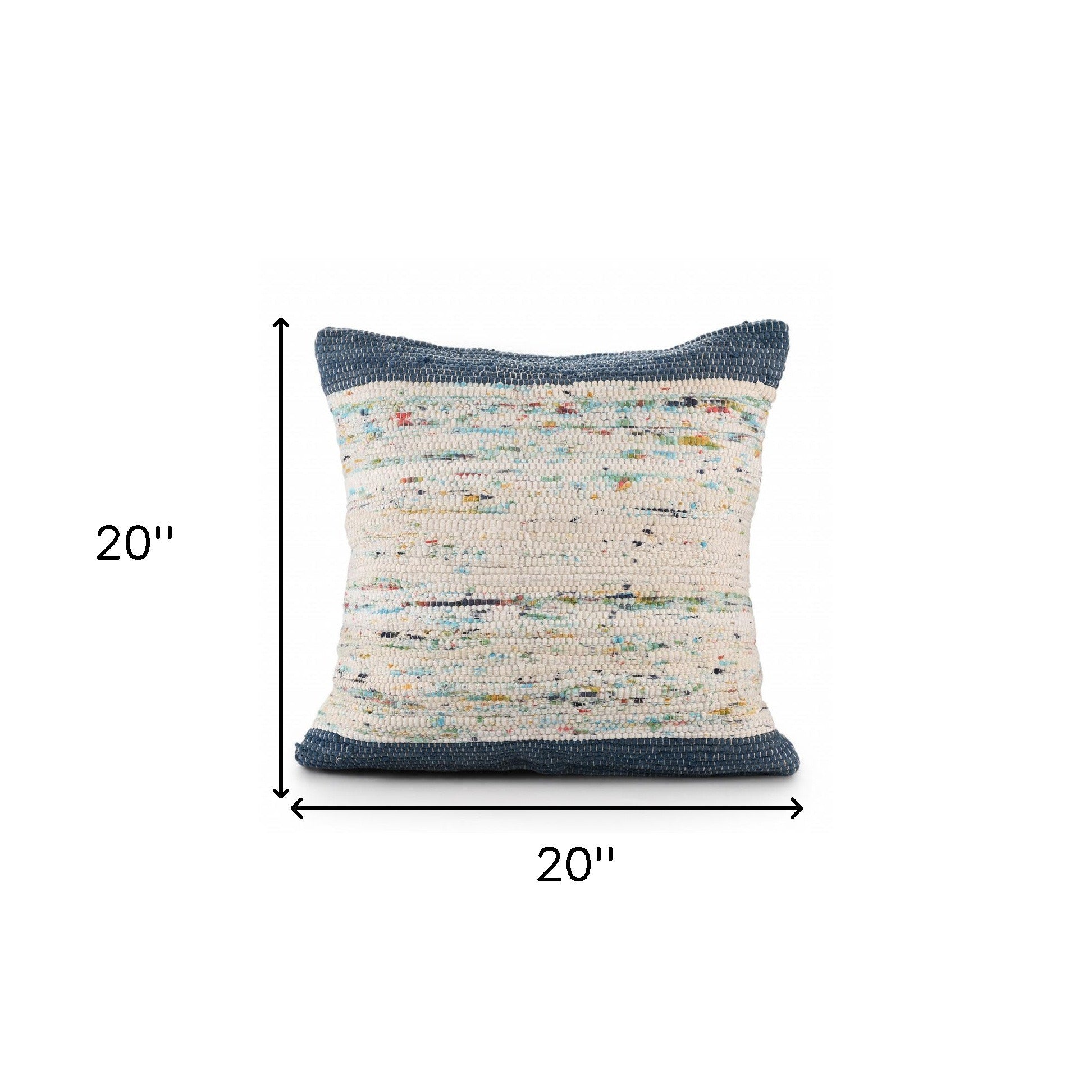 Set Of Two 20" X 20" Brown Abstract Zippered 100% Cotton Throw Pillow