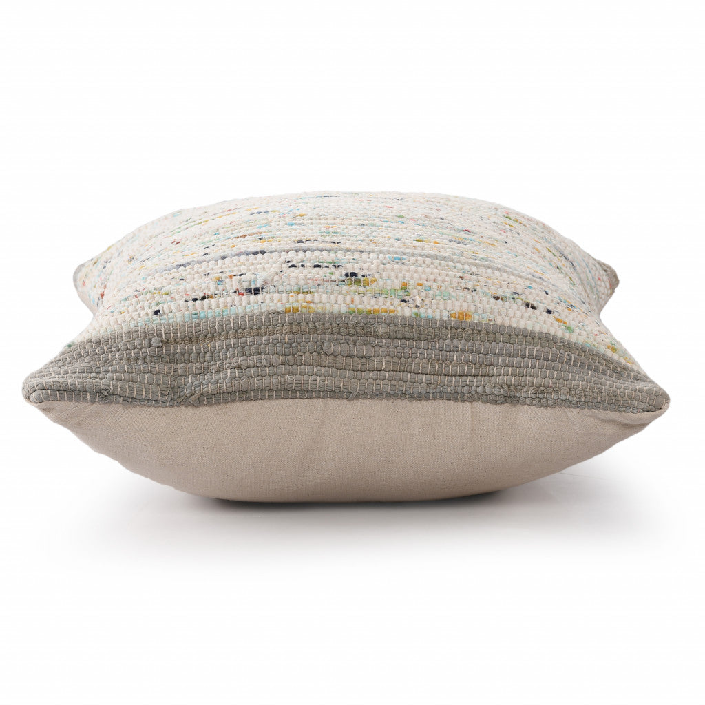 Set Of Two 20" X 20" Brown Abstract Zippered 100% Cotton Throw Pillow