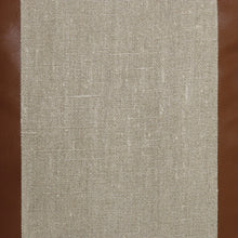 兩件套 20 英寸 X 20 英寸米色條紋拉鍊亞麻抱枕