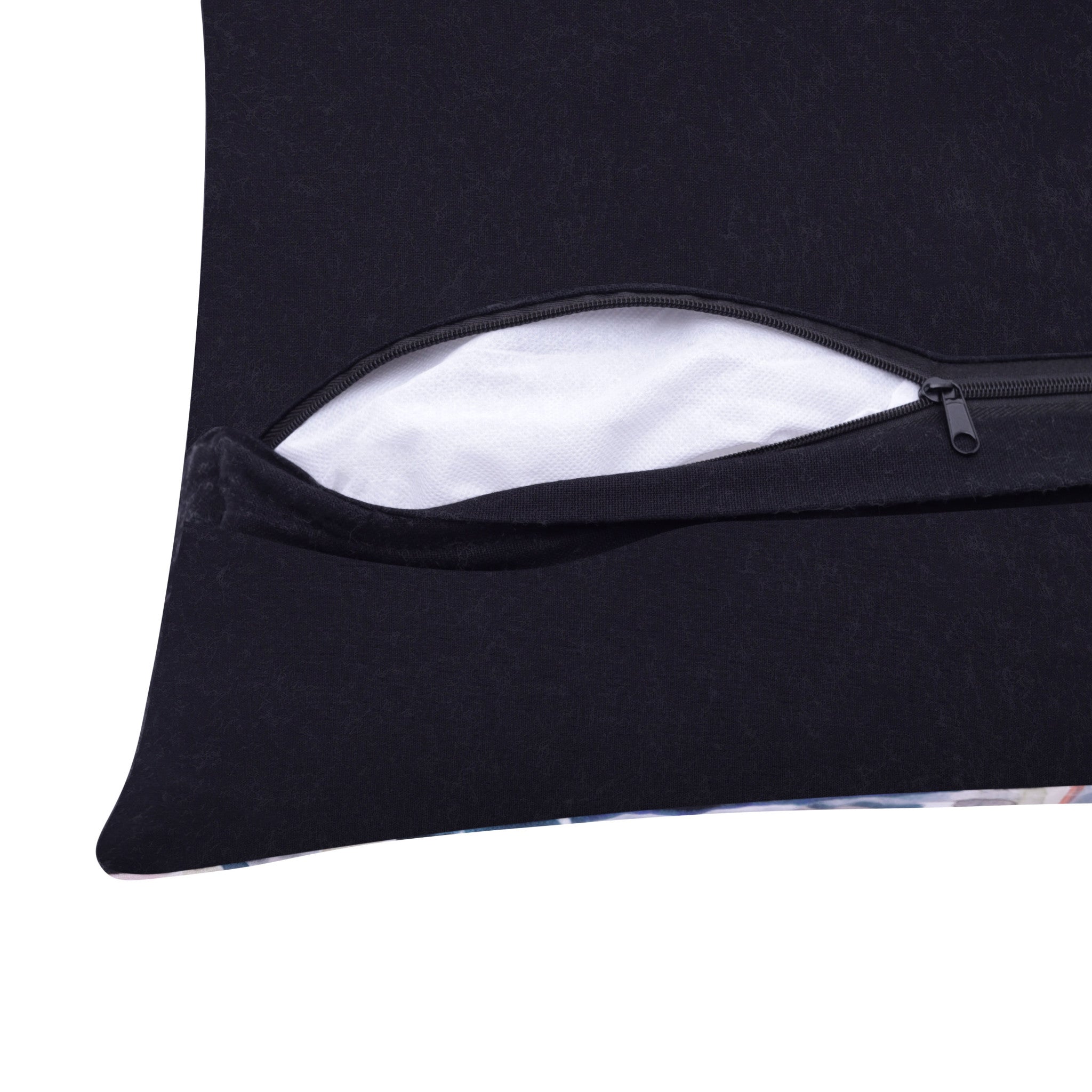 Set Of Two 20" X 20" Multicolored Abstract Zippered Polyester Throw Pillow