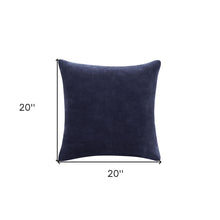 Purple Solid Color Zippered 100% Cotton Throw Pillow Set Of Two - 20