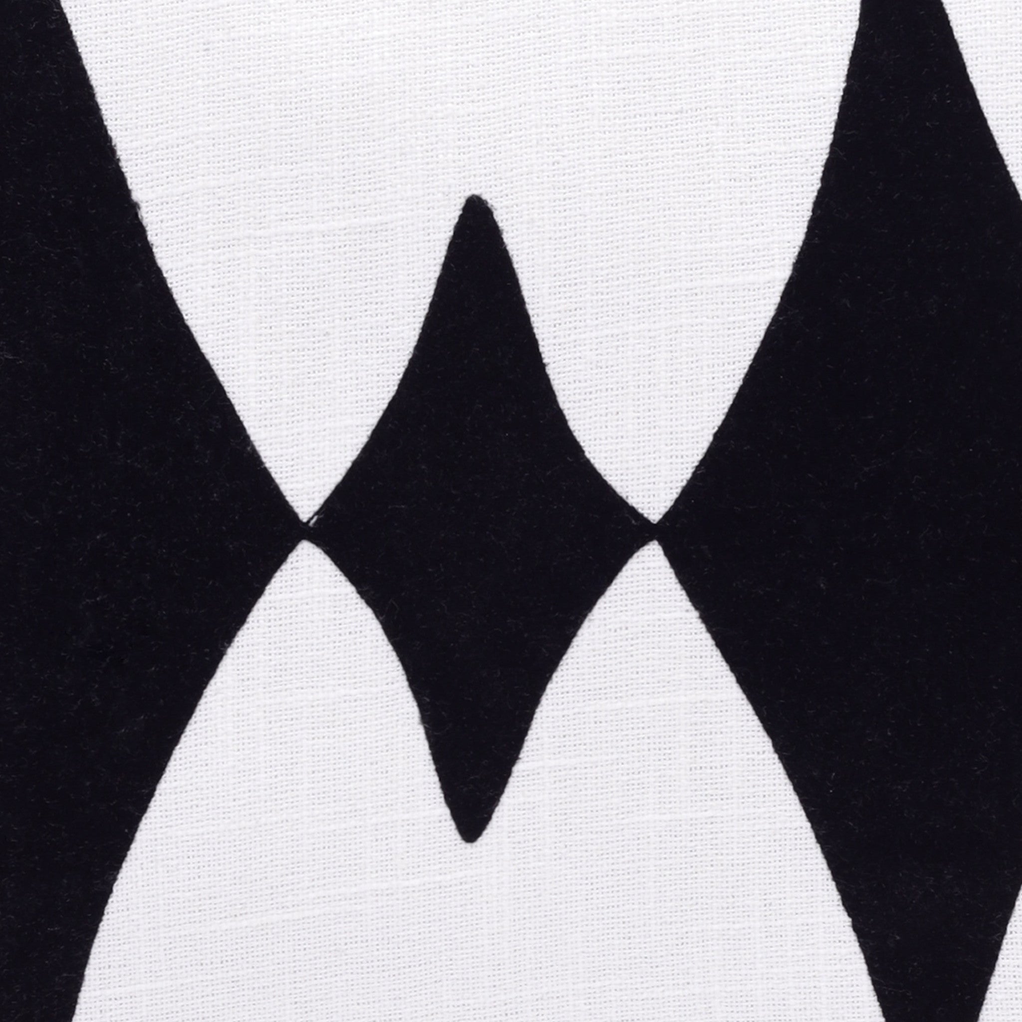 兩件套 20" X 20" 黑鑽拉鍊 100% 純棉抱枕