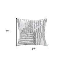 兩個裝 22 英寸 X 22 英寸紫色條紋拉鍊 100% 純棉抱枕