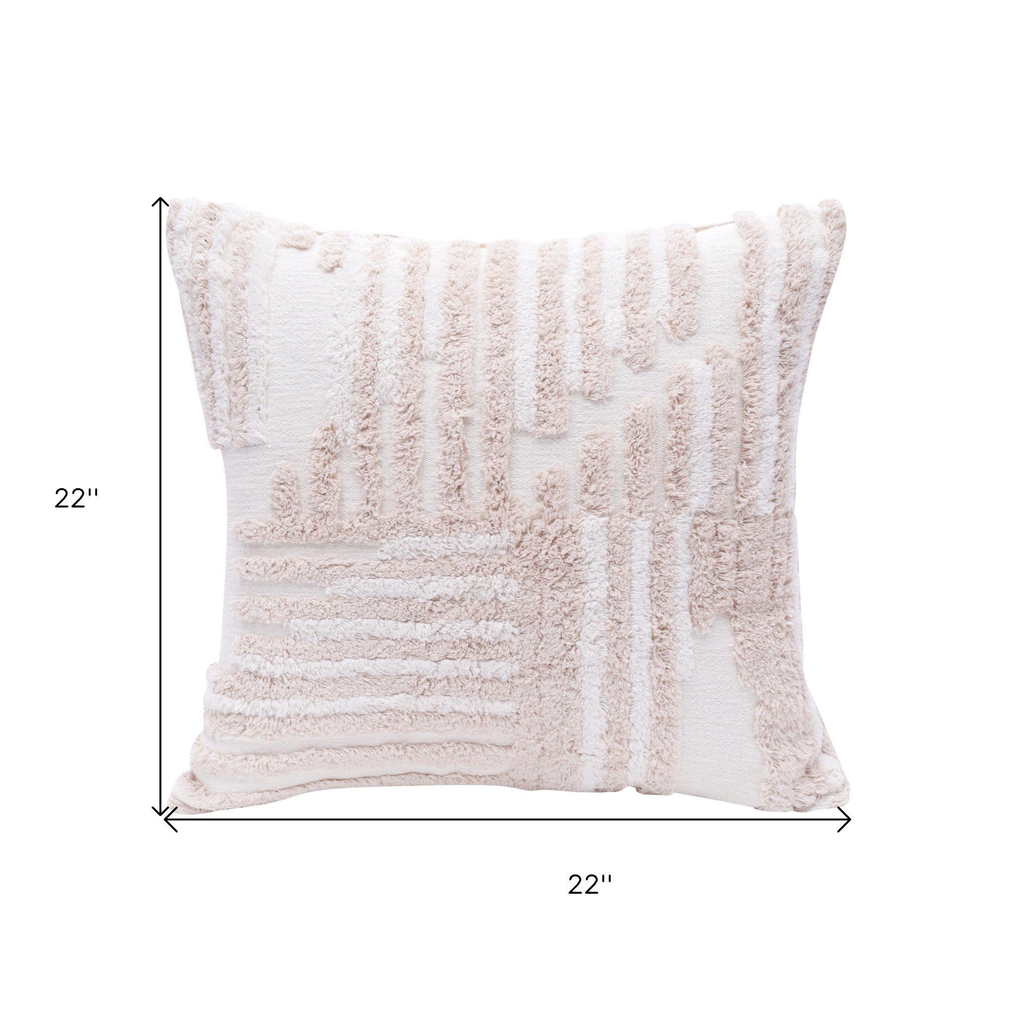 兩個裝 22 英寸 X 22 英寸紫色條紋拉鍊 100% 純棉抱枕