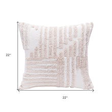 兩個裝 22 英寸 X 22 英寸紫色條紋拉鍊 100% 純棉抱枕