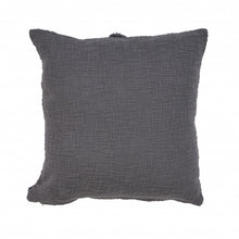Gray Geometric Zippered 100% Cotton Throw Pillow Set Of Two 20
