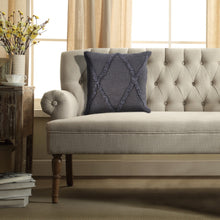 Gray Geometric Zippered 100% Cotton Throw Pillow Set Of Two 20