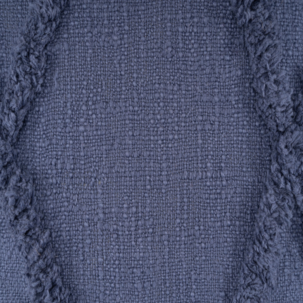 Gray Geometric Zippered 100% Cotton Throw Pillow Set Of Two 20" X 20"