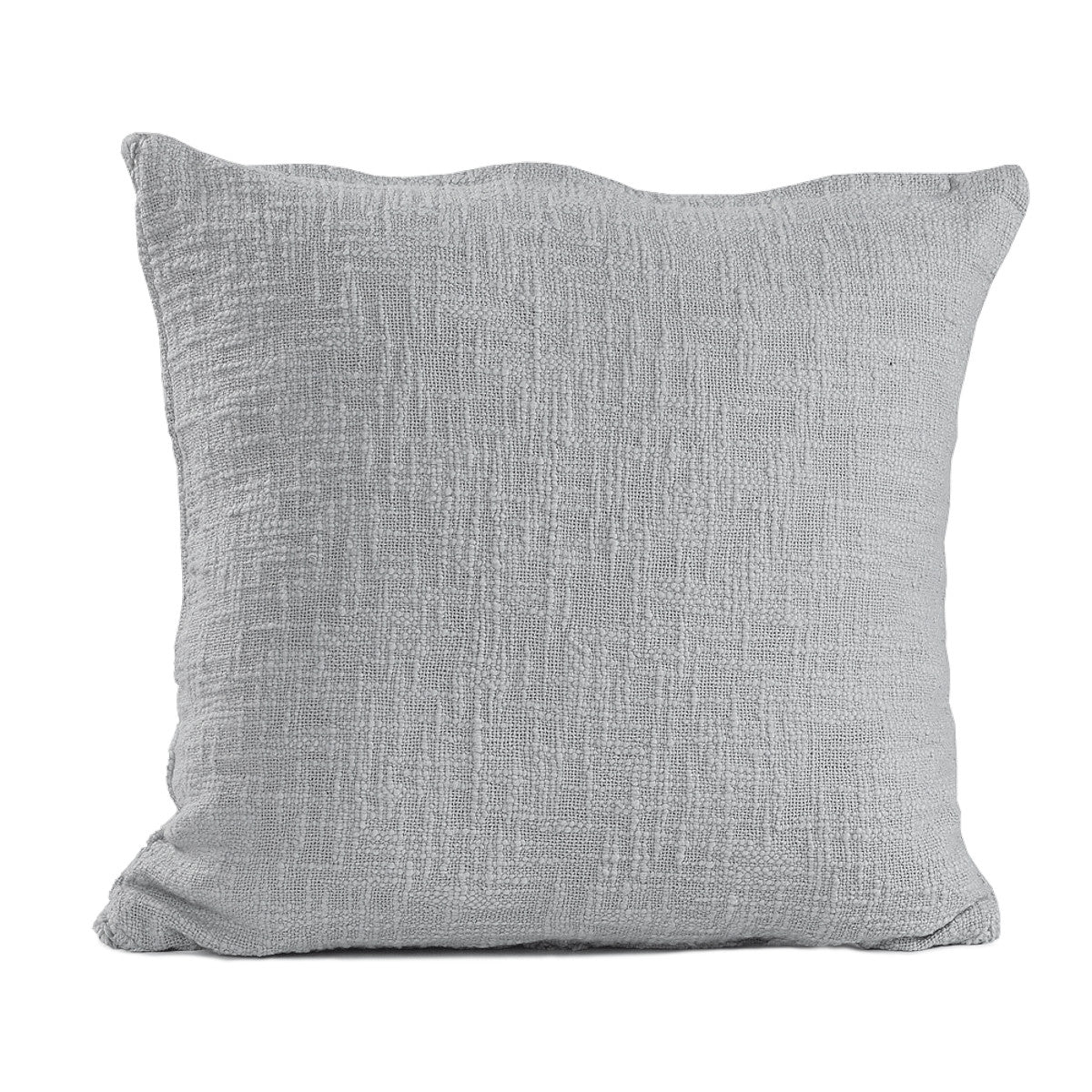 Gray Geometric Zippered 100% Cotton Throw Pillow Set Of Two 20" X 20"