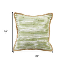 Blue Solid Color Zippered 100% Cotton Throw Pillow Set Of Two 20