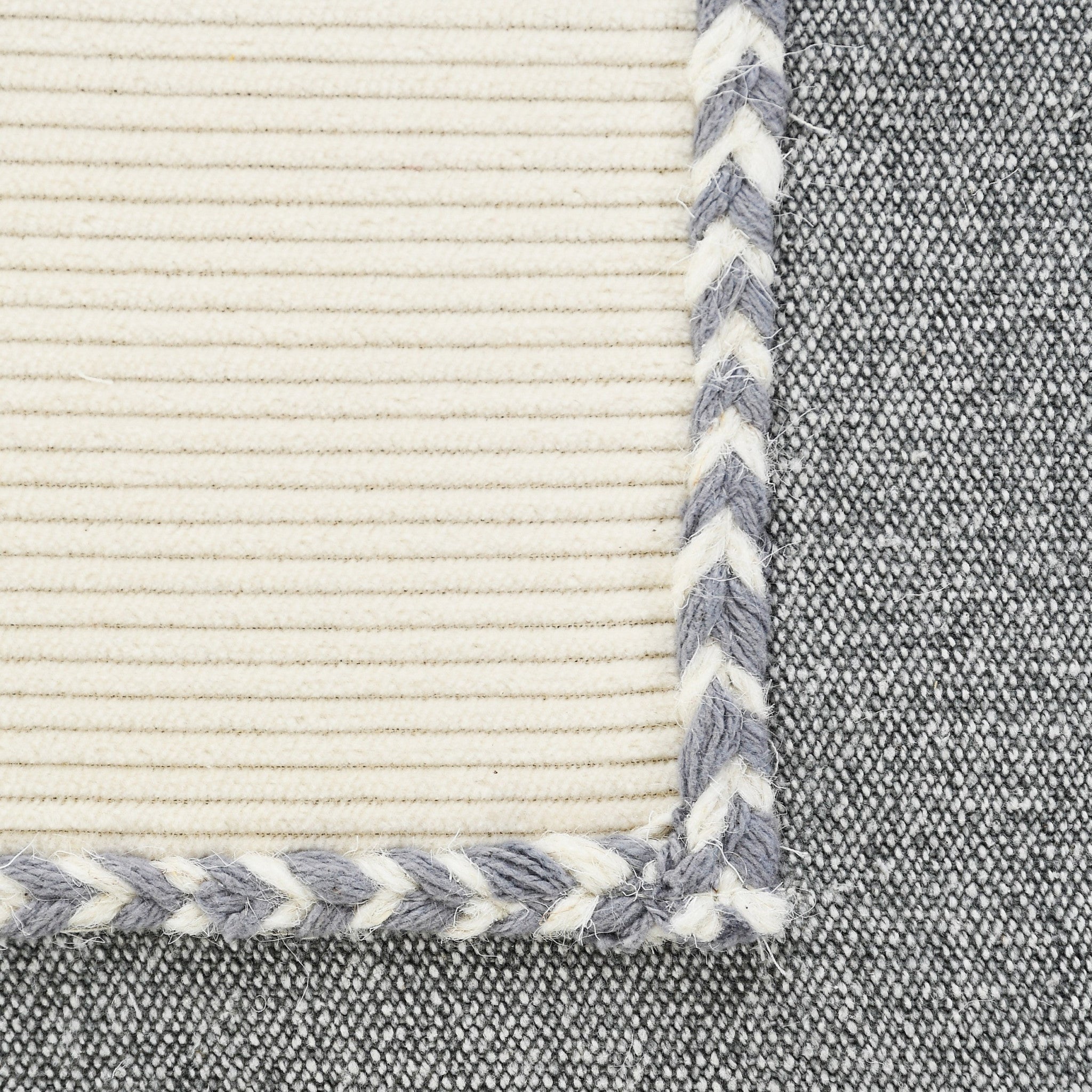 兩件套 20" X 20" 棕色拉鍊 100% 棉抱枕