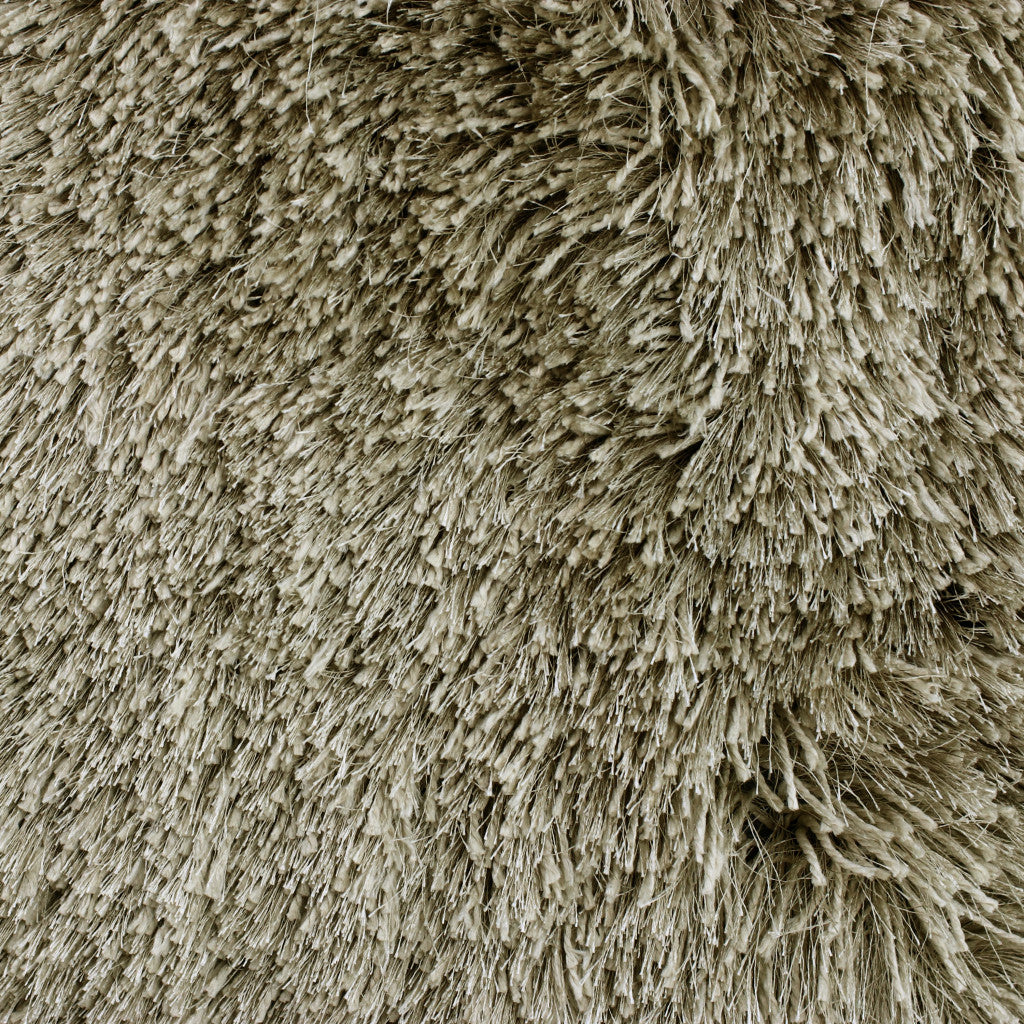 Set Of Two 20" X 20" Gray Solid Color Zippered Polyester Throw Pillow