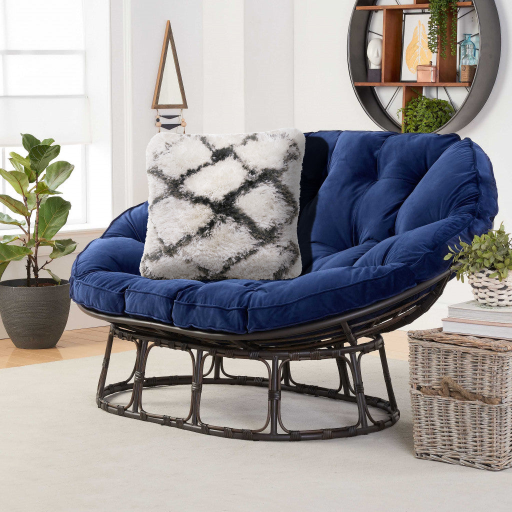 Set Of Two 20" X 20" White Geometric Zippered Polyester Throw Pillow