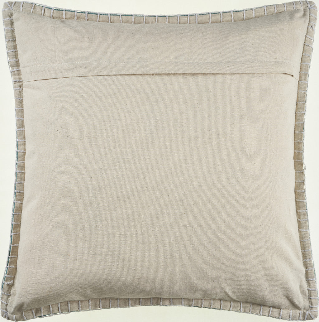 Tan Solid Color Zippered 100% Cotton Throw Pillow Set Of Two 24" X 24"