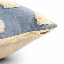 Gray Zippered 100% Cotton Throw Pillow Set Of Two - 20