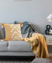 Red Geometric Zippered 100% Cotton Throw Pillow Set Of Two - 20