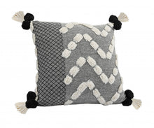 Red Geometric Zippered 100% Cotton Throw Pillow Set Of Two - 20