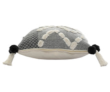 Red Geometric Zippered 100% Cotton Throw Pillow Set Of Two - 20