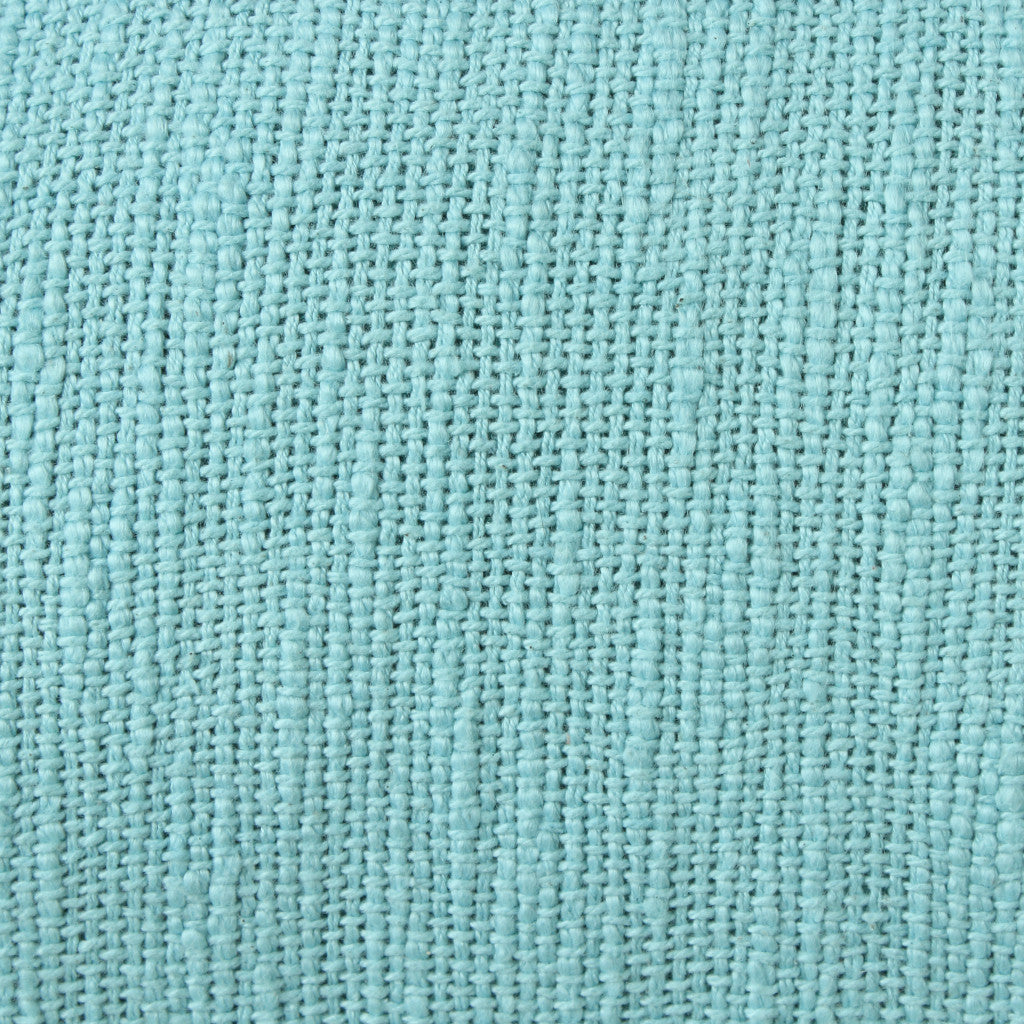 Juego de dos cojines de 100 % algodón con cremallera abstracta azul - 20" x 20"