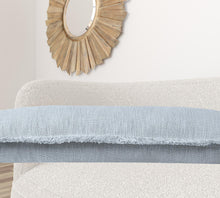 Juego de dos cojines de 100 % algodón con cremallera abstracta azul - 20