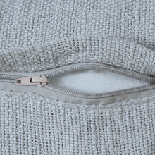 Juego de dos cojines de 100 % algodón con cremallera abstracta azul - 20