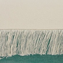 Juego de dos cojines de algodón 100% con cremallera azul de 20