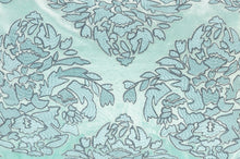 兩個裝 14 英寸 X 20 英寸藍色抽象拉鍊 100% 純棉抱枕