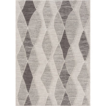 5' X 7' Blue Geometric Indoor Outdoor Area Rug