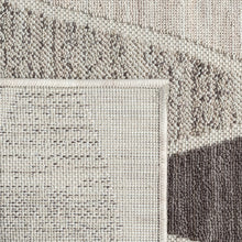 8' X 9' Gray Geometric Indoor Outdoor Area Rug