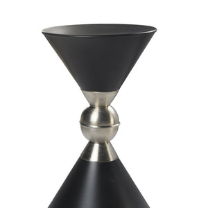 20" Black Iron Free Form End Table