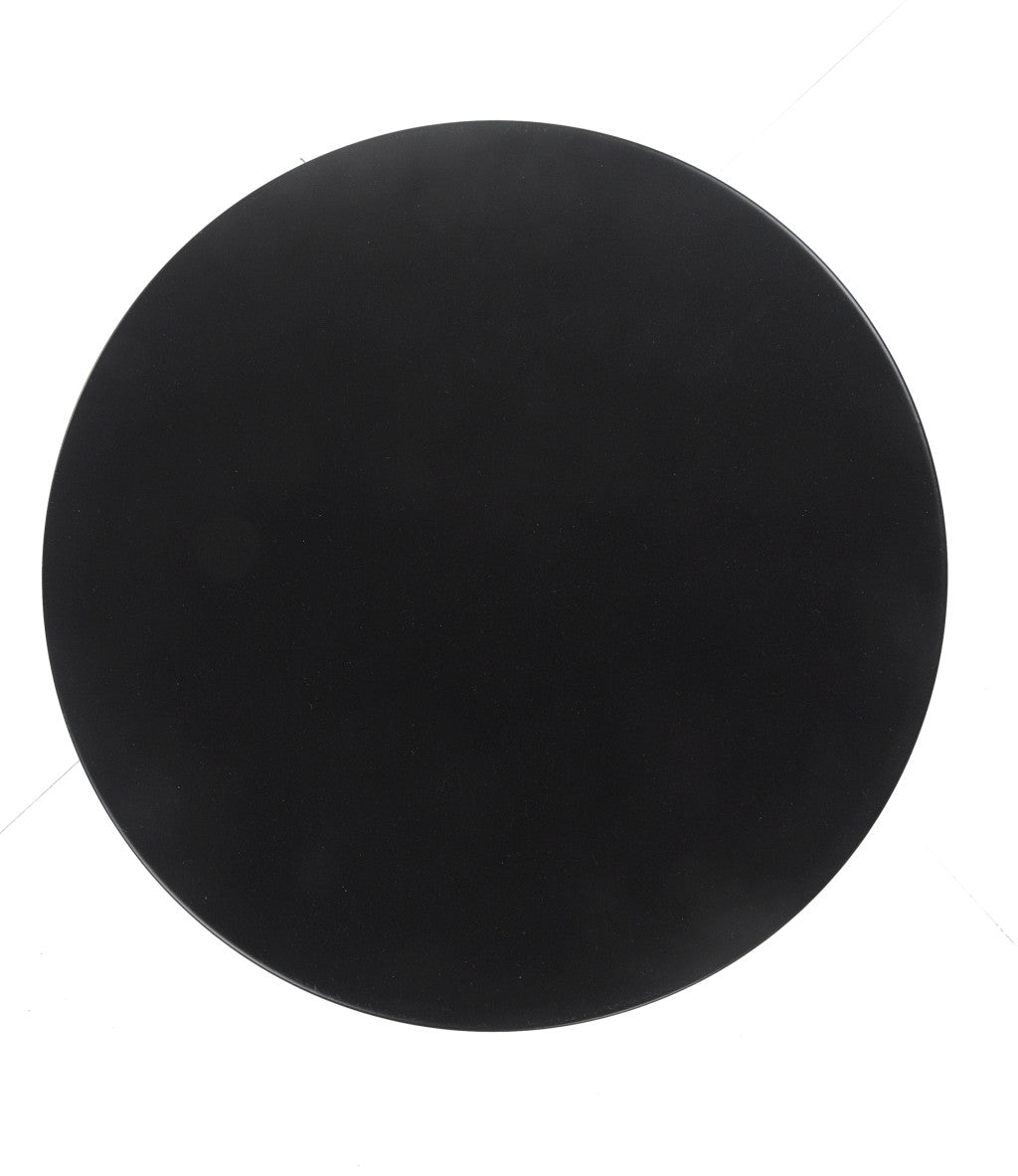 20" Black Iron Free Form End Table