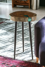 Black And Brown Solid Wood Round End Table 23