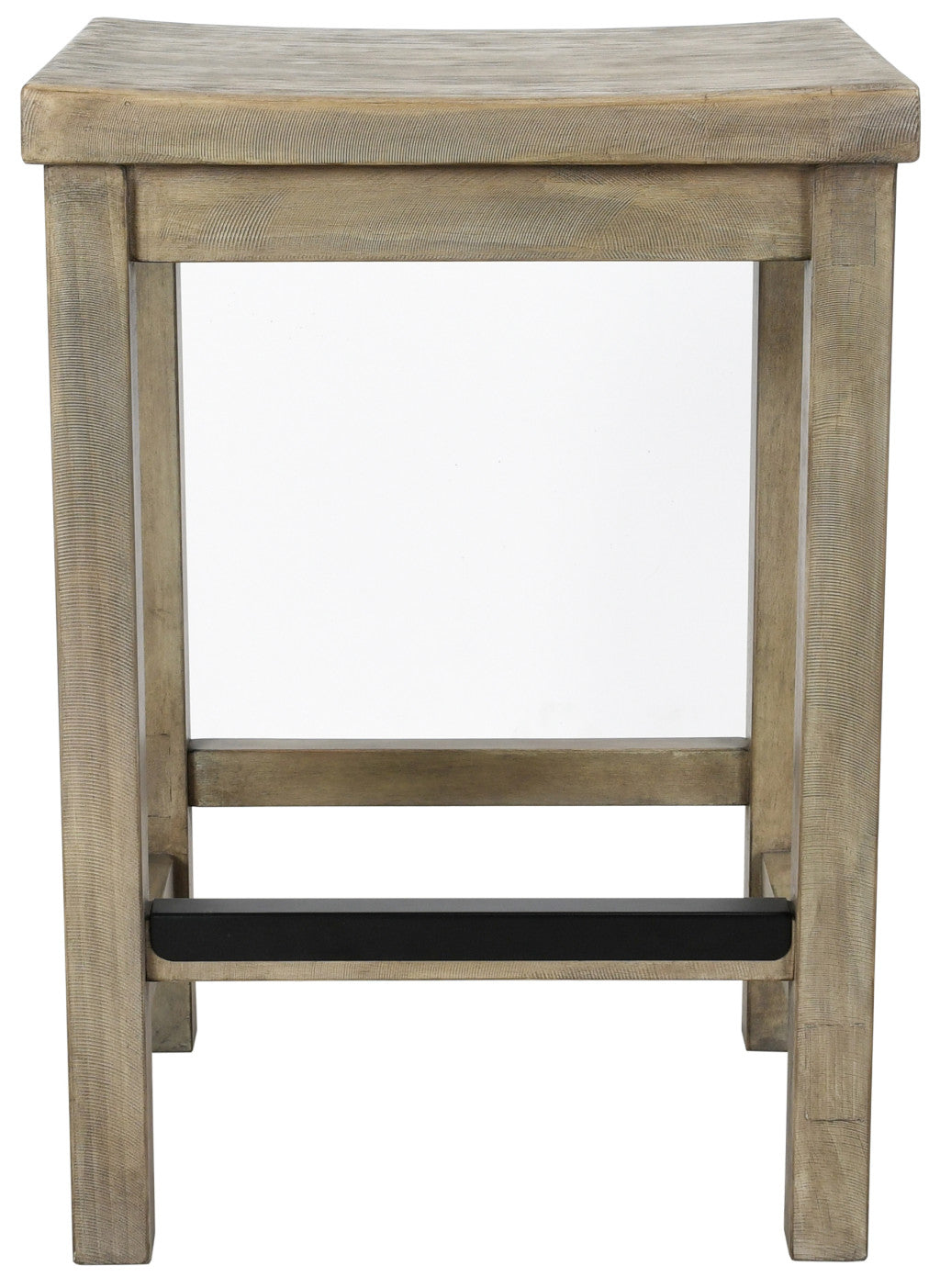 24" Backless Bar Height Chair With Footrest