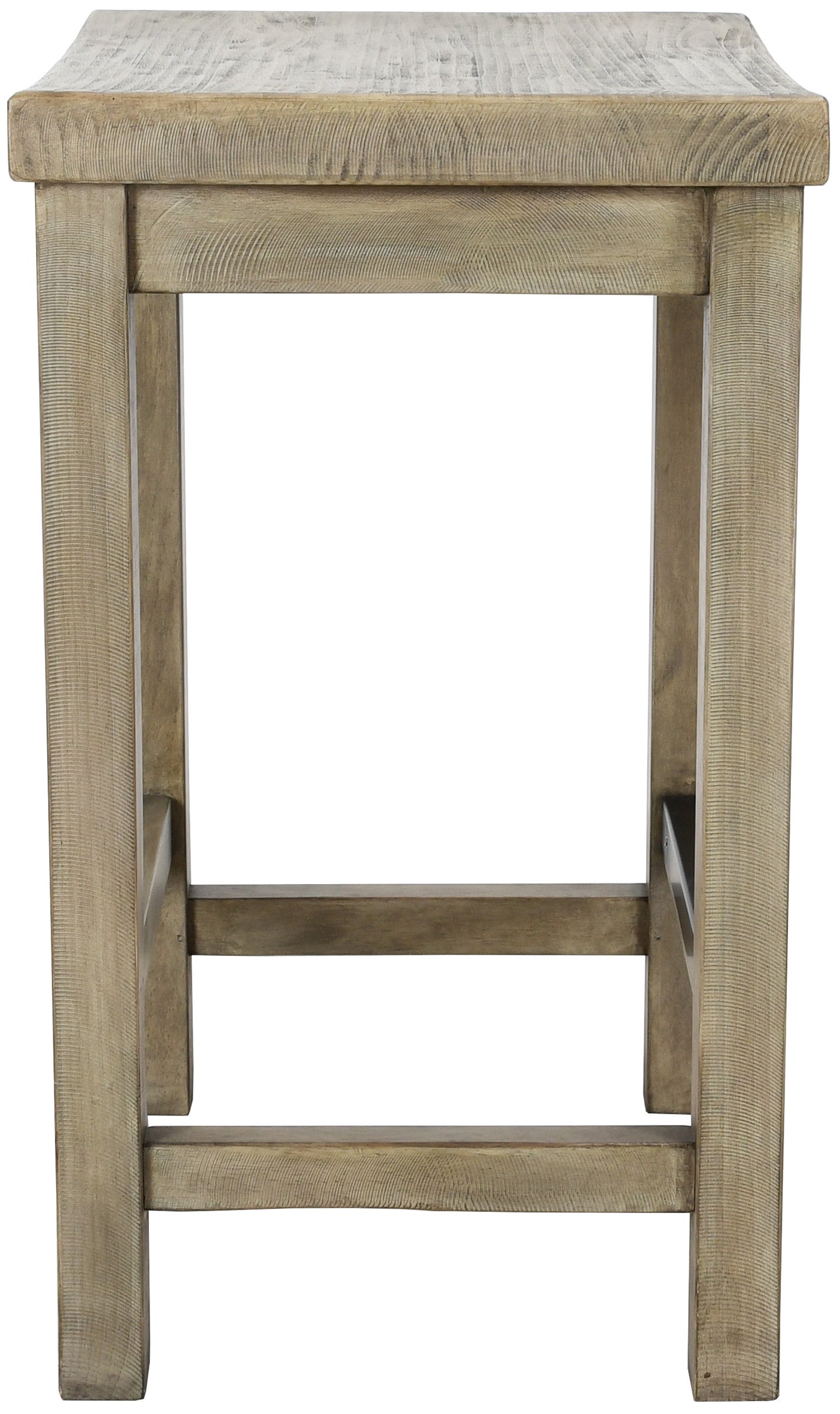 24" Backless Bar Height Chair With Footrest